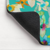 Aquarellblüten Mousepad (Ecke)