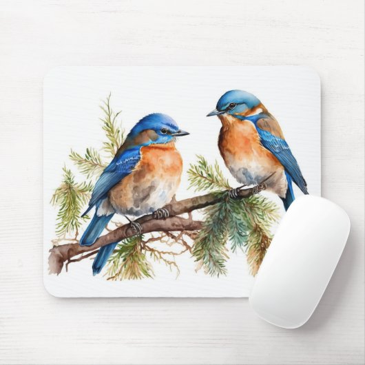 Aquarellblüten Mousepad (Mit Mouse)