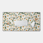 Aquarellblüten Schreibtischunterlage (Tastatur & Maus)