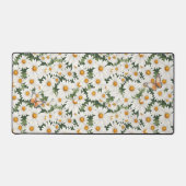 Aquarellblüten Schreibtischunterlage (Vorderseite)