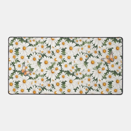 Aquarellblüten Schreibtischunterlage (Vorderseite)