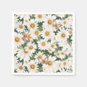 Aquarellblüten Serviette (Vorderseite)