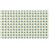 Aquarellblüten Tischdecke (Vorderseite (Horizontal))