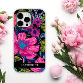 Aquarellblüten und botanisches Blau Case-Mate iPhone Hülle