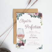 Aquarellblütenalter Geburtstag Einladung