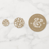 AquarellblütenAmpere und Hochzeitstisch Confetti Konfetti (Rückseiten)