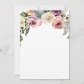 Aquarellblütenbaby in Bloom Baby Dusche Einladung