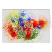 AquarellblütenBouquet (Vorderseite (Horizontal))