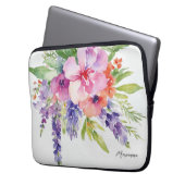 AquarellblütenBouquet Laptopschutzhülle (Vorderseite Links)