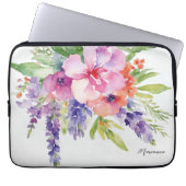 AquarellblütenBouquet Laptopschutzhülle (Vorderseite)
