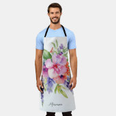 AquarellblütenBouquet Schürze (Getragen)