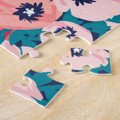 AquarellblütenBouquet: Vintage Peonies. Puzzle (Seite)