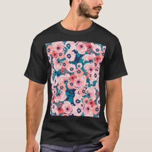 AquarellblütenBouquet: Vintage Peonies. T-Shirt