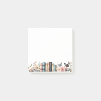 Aquarellblütenbücher Post-it Klebezettel