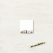 Aquarellblütenbücher Post-it Klebezettel (Auf Schreibtisch)