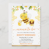 Aquarellblütendusche Einladung (Vorderseite)