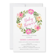 Aquarellblütendusche