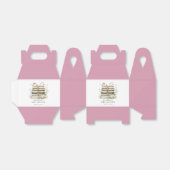 Aquarellblütendusche Rosa Geschenkschachtel (Ungefaltet)