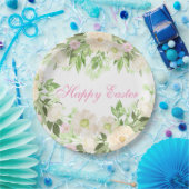 Aquarellblütenfröhliche Osteroester-Teller Pappteller (Party)