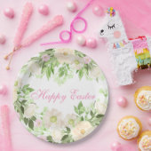 Aquarellblütenfröhliche Osteroester-Teller Pappteller (Party)