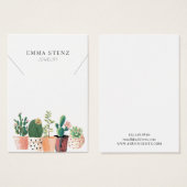 Aquarellblütenkaktus ・ Netzklassenanzeige (Vorne & Hinten)