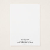 Aquarellblütenkaktus ・ Netzklassenanzeige (Rückseite)