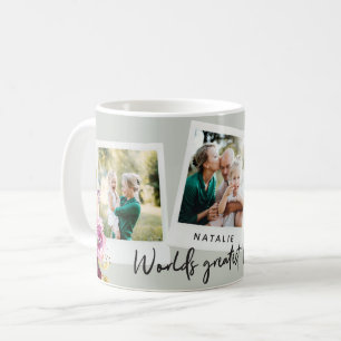 Aquarellblütenmama, mehrere Fotos weltbest Mama Kaffeetasse
