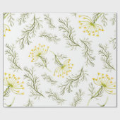 Aquarellblütenpapier Geschenkpapier (Flach)