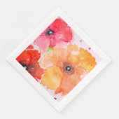 Aquarellblütenpapier Napkins Serviette (Ecke)