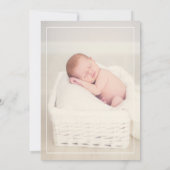 Aquarellblütentaufe oder Johannes Invi weihen Einladung (Rückseite)