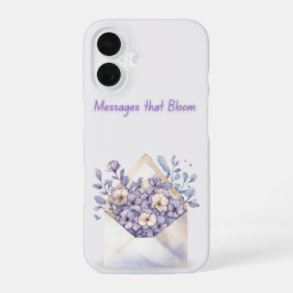 Aquarellblütenumschlag iPhone 16 Hülle