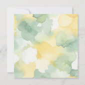 Aquarellbogen 2 Fotos Grandeliertagskarte (Rückseite)