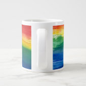 Aquarellbogen Große Tasse (Rückseite)