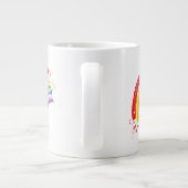 Aquarellbogen Jumbo-Tasse (Rückseite)
