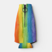 Aquarellbogen Personalisiert Modern Flaschenkühler (Rückseite)