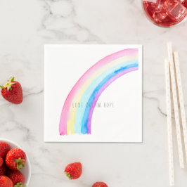 Aquarellbogen Serviette