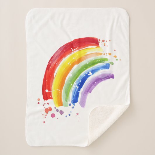 Aquarellbogen Sherpadecke (Vorderseite)