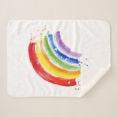 Aquarellbogen Sherpadecke (Vorderseite (Horizontal))