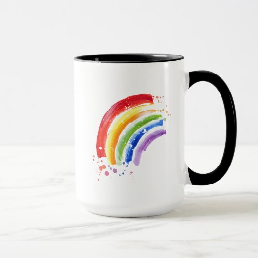 Aquarellbogen Tasse (Rechts)