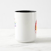 Aquarellbogen Tasse (Zentrum)