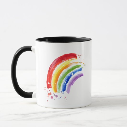 Aquarellbogen Tasse (Links)