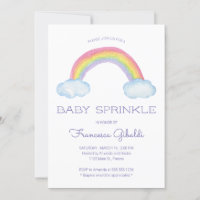 Aquarellbogen und Regentropfen Kindersprinkle