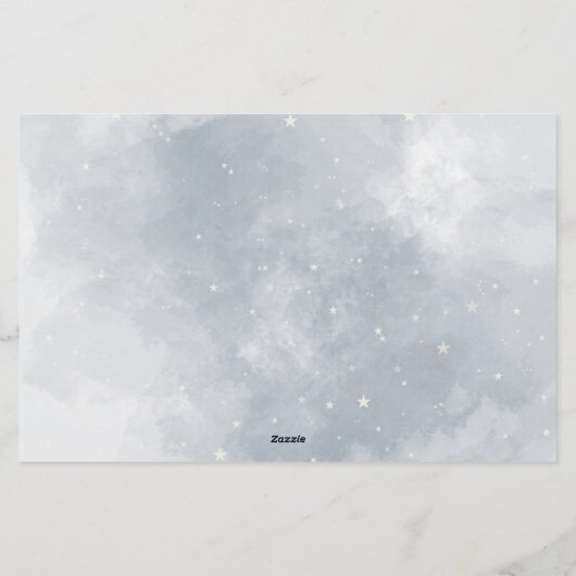 Aquarellbogen Winter Wer bin ich Brautparty Briefpapier (Rückseite)