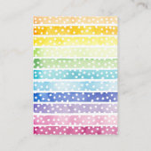 Aquarellbogenbücher für Kinder Begleitkarte (Rückseite)