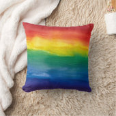 Aquarellbogenkissen Kissen (Decke)