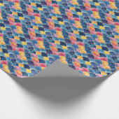 Aquarellbogenskala Geschenkpapier (Ecke)