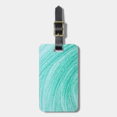 Aquarellbogenstruktur Gepäckanhänger (Vorderseite vertikal)