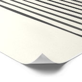 Aquarellbogenwaage des letzten Jahrhunderts Poster (Ecke)