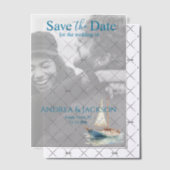 Aquarellboot Save the Date Pergament Einladungen (Versetzt (Einladung))