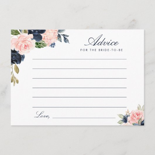 Aquarellboot und Blütenblüte Hinweiskarte (Vorderseite)